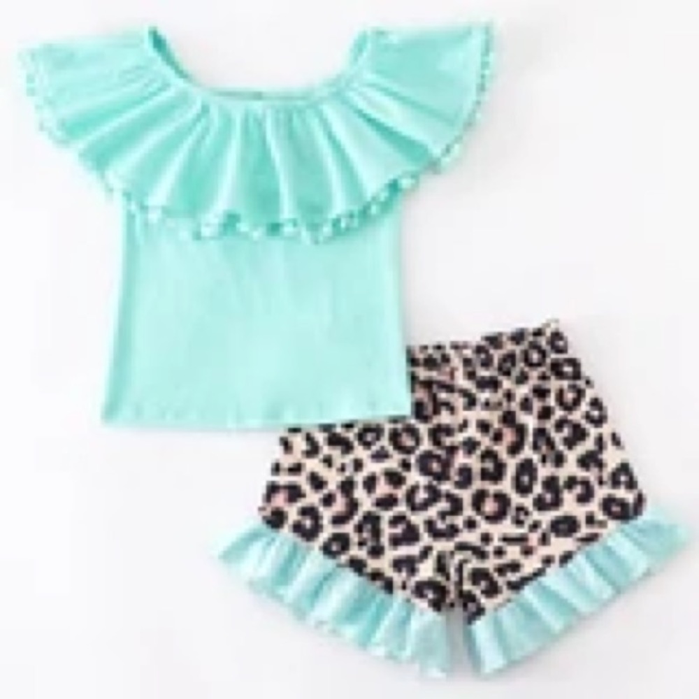 Kids Leopard Leopard Summer Set